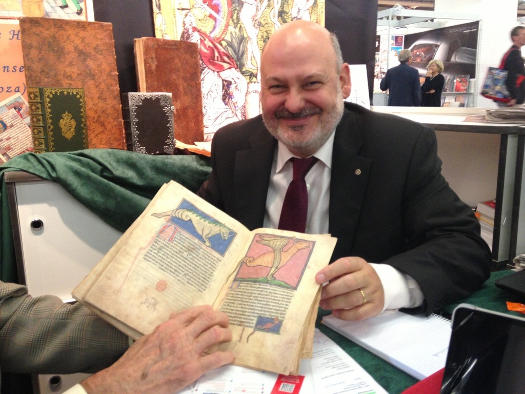 The publisher at Siloé shows the Westminster Abbey Bestiary facsimile.
