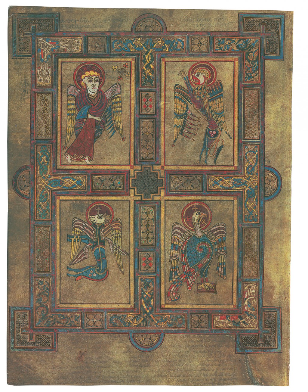 Illuminated page from The Book of Kells