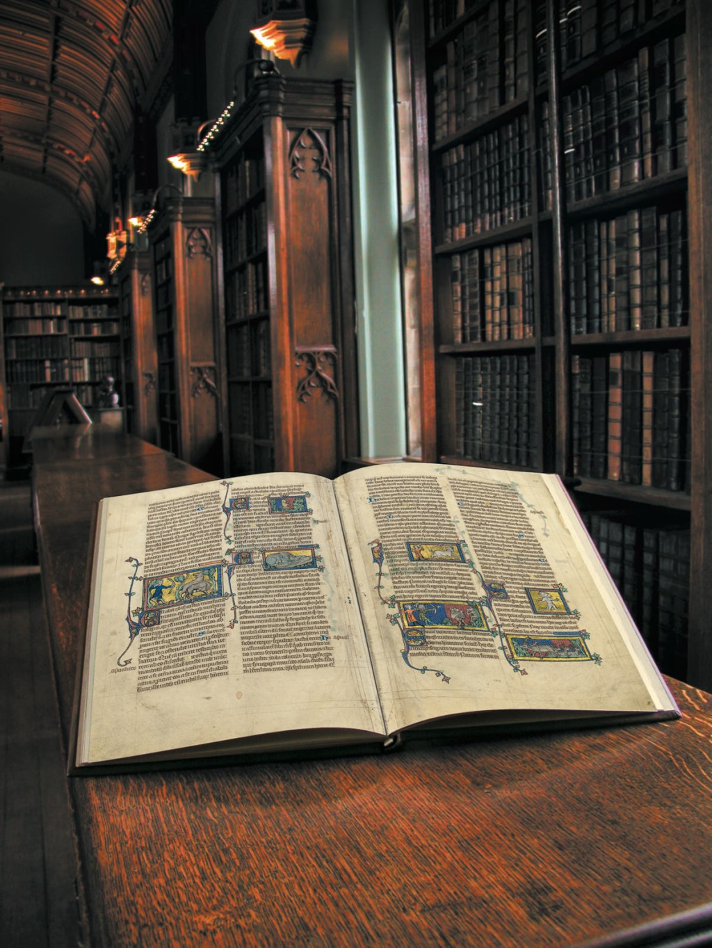 Library of the Corpus Christi College in Cambridge