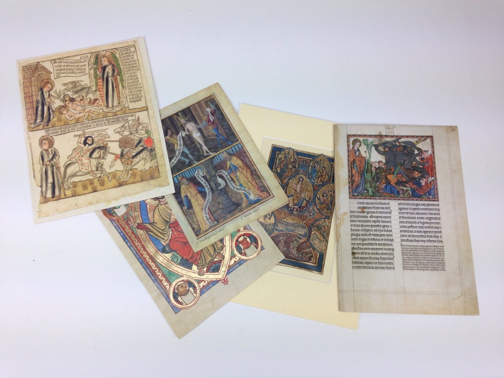 medieval facsimile pages