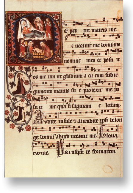 Fol. 178v: Geburt des Johannes Baptist und Baden des Neuge­borenen