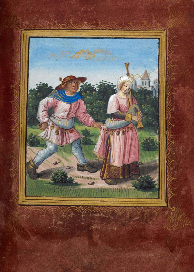 Pierre Sala - Little Book of Love, Stowe MS 955, f.9 r.