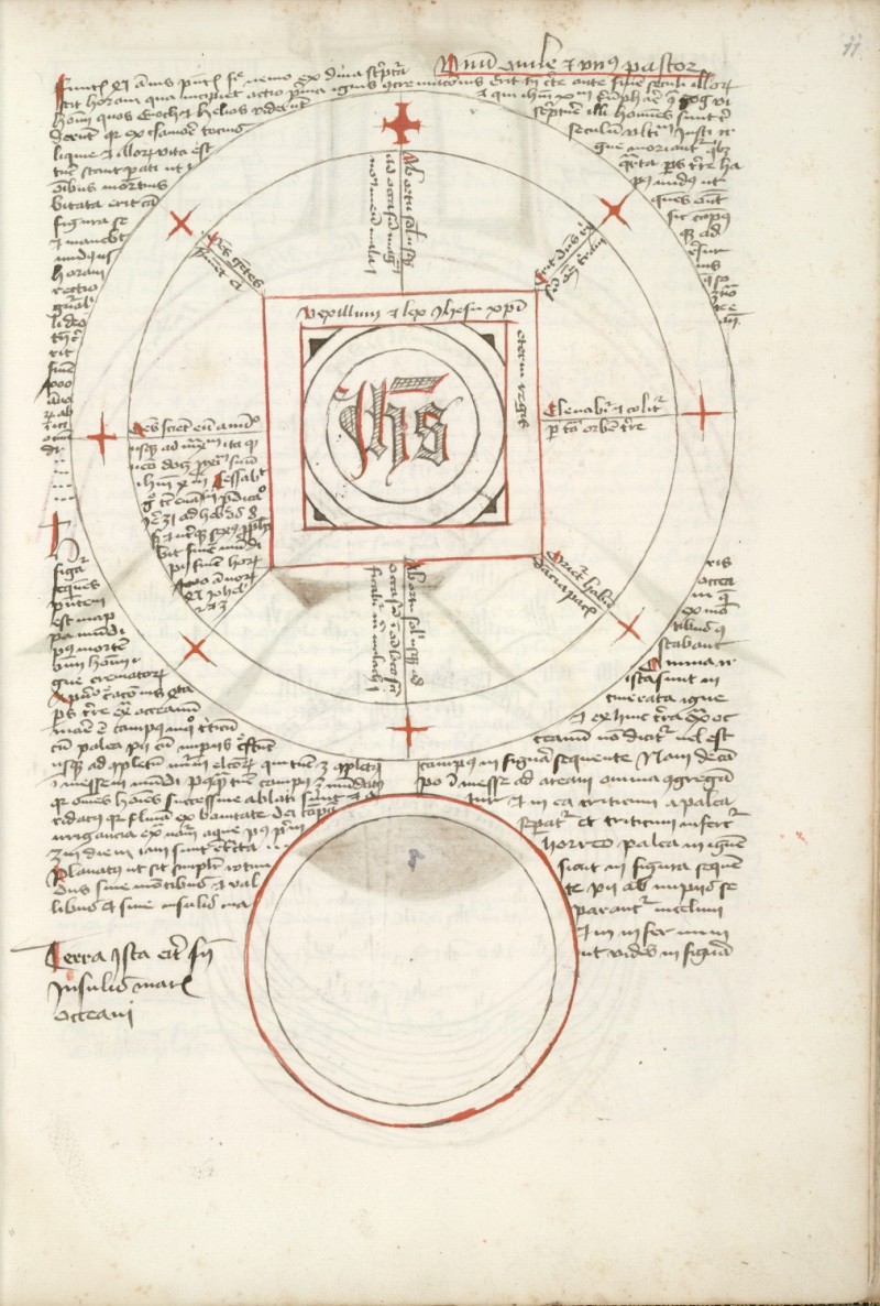 Huntington Library HM 83 f. 11 prophecy map 1606-1661