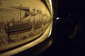 Bayeux Tapestry in the Bayeux Museum 