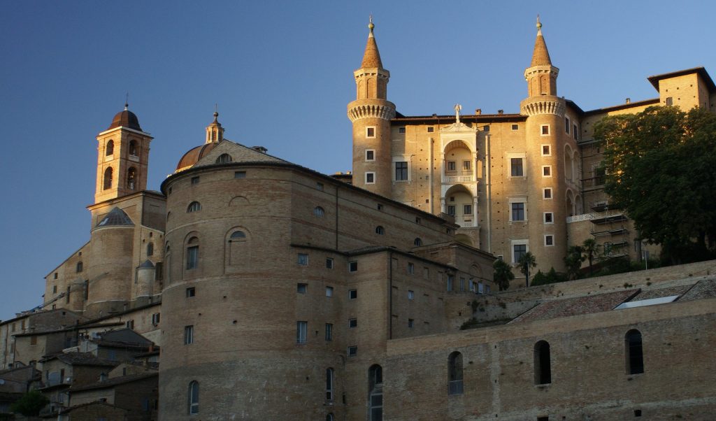 View of the Palazzo Ducale in Urbino