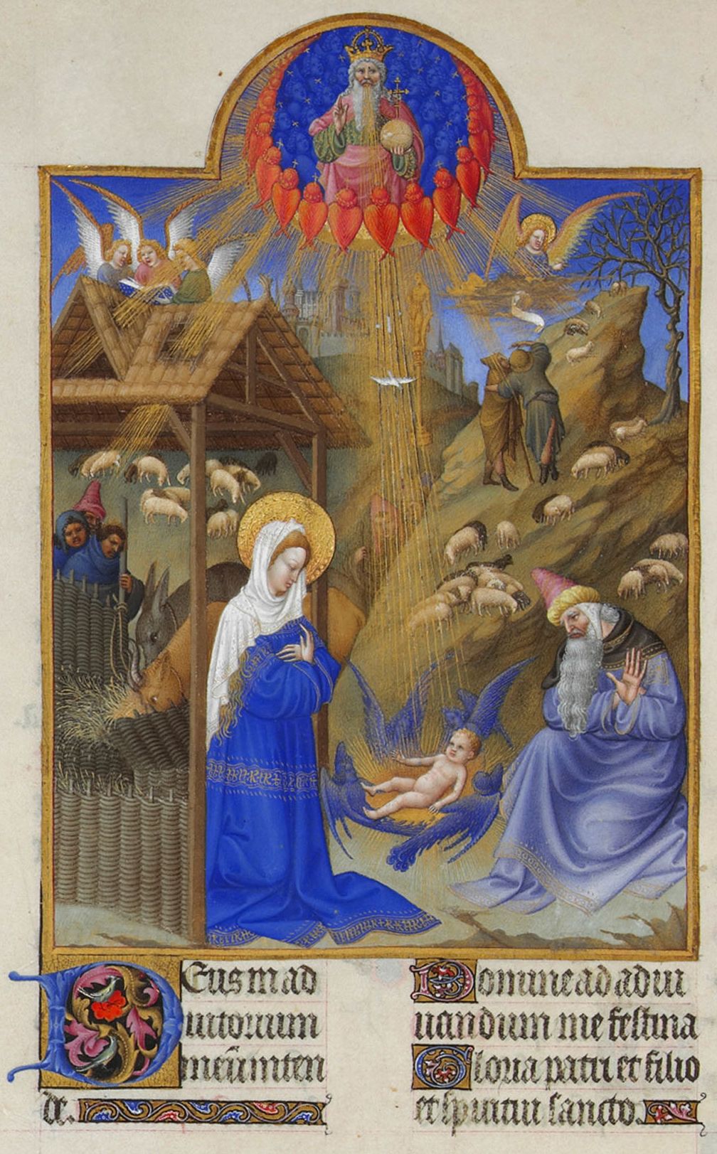 F. 44 of the Très Riches Heures of the Duke of Berry - happy holidays
