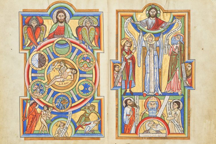 Full-page opening of the Stammheim Missal