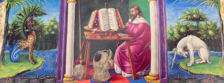 Detail of the Bible of Borso d'Este