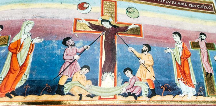 Detail of the Codex Aureus of Echternach