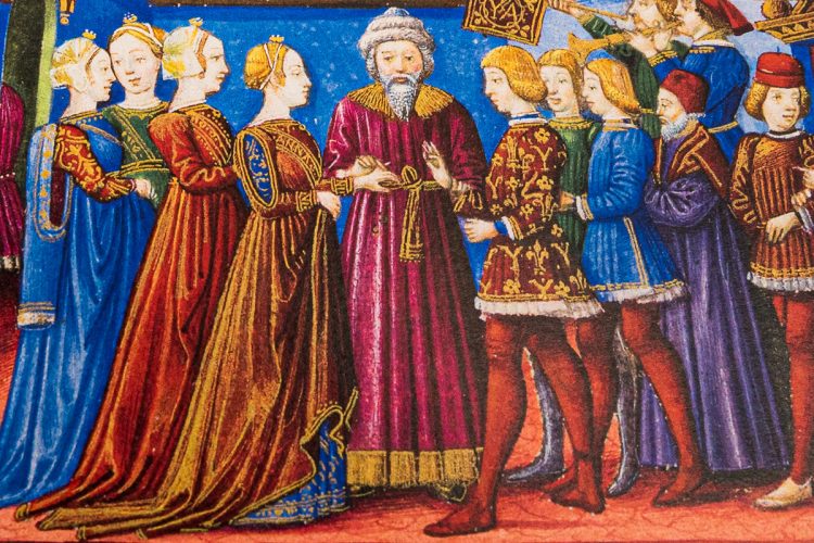 Detail of the Leggendario Sforza-Savoia