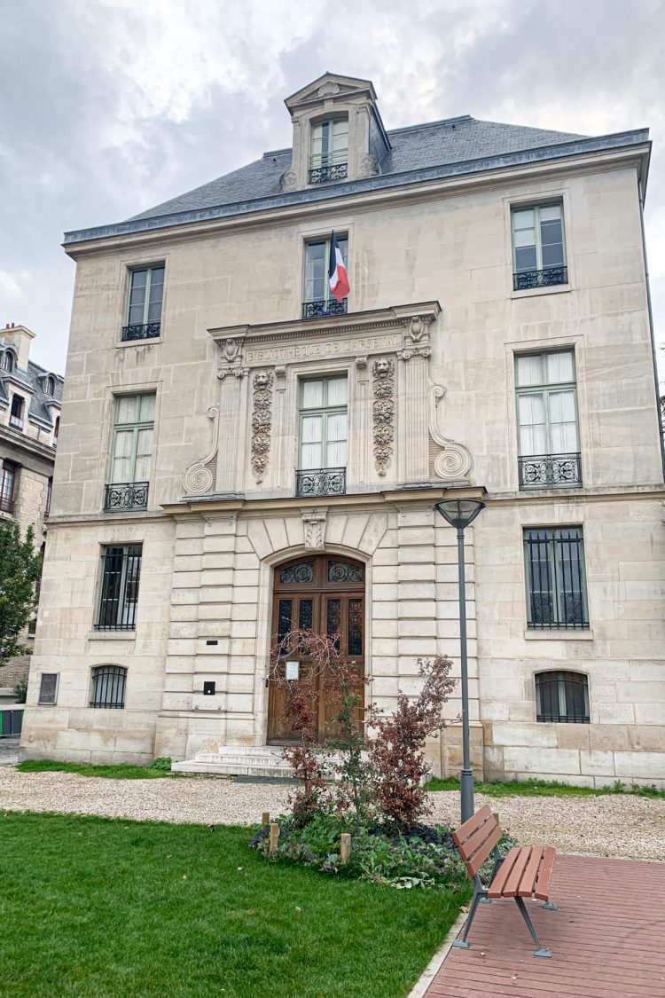 The Bibliothèque de l'Arsenal in Paris