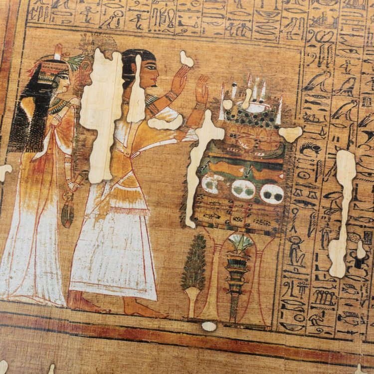 Detail of the Papyrus Ani facsimile.