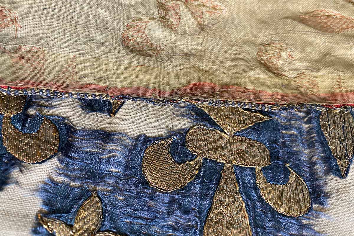 Detail of the chemise binding of the Psalter of Blanche of Castile