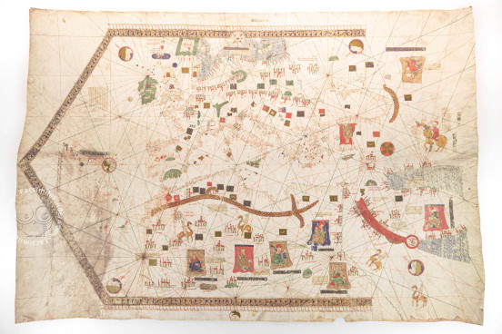 The 1439 Portolan Chart by Gabriel de Vallseca, Barcelona, Museu Maritim − Photo 1