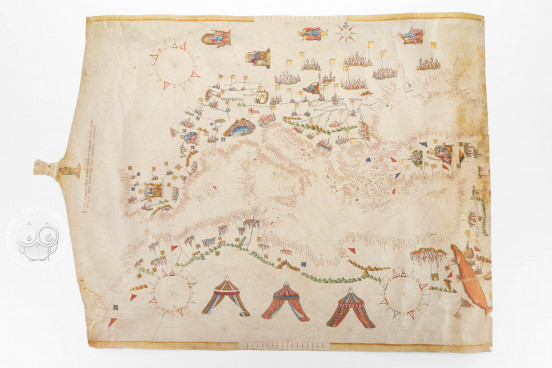 Navigational Map of Mediterranean Sea, Rome, Biblioteca Nazionale Centrale − Photo 1